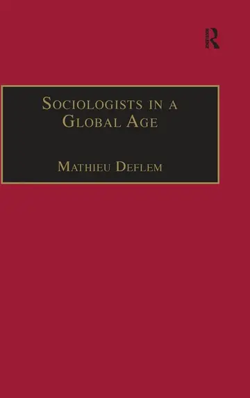 Cover of Sociologists in a Global Age