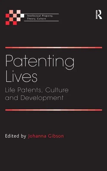 Cover of Patenting Lives