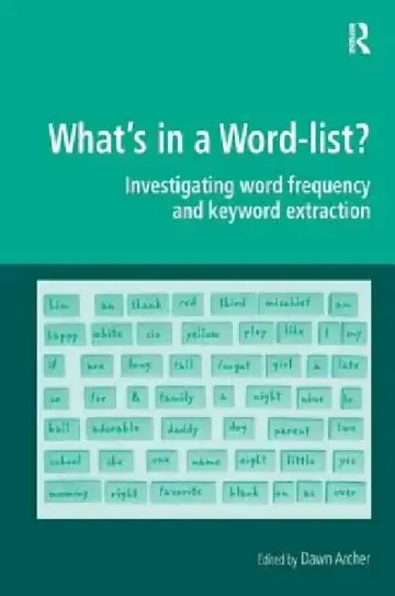 Cover of What'S In A Word-List?