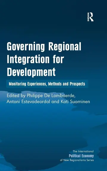 Cover of Governing Regional Integration for Development