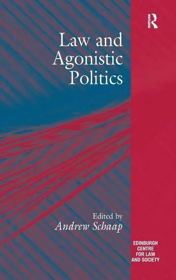Cover of Law and Agonistic Politics