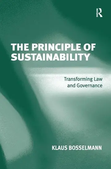 Cover of The Principle of Sustainability