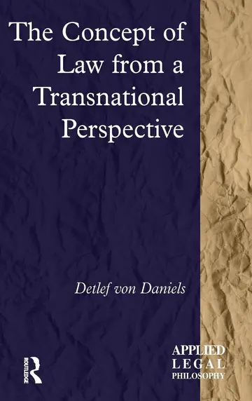Cover of The Concept of Law from a Transnational Perspective