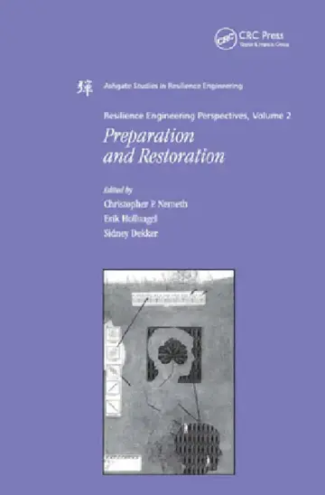 Cover of Resilience Engineering Perspectives, Preparation and Restoration