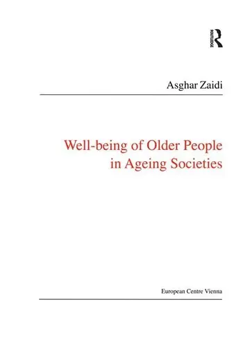 Cover of Well-Being of Older People in Ageing Societies
