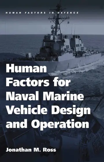 Cover of Human Factors for Naval Marine Vehicle Design and Operation