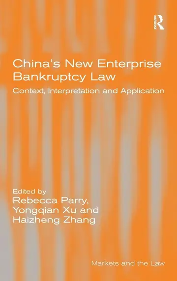 Cover of China's New Enterprise Bankruptcy Law