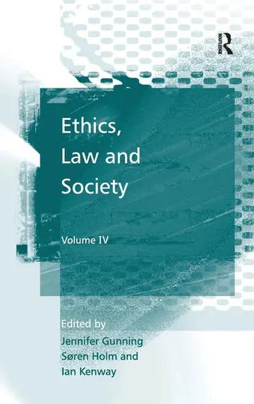 Cover of Ethics, Law and Society (4)