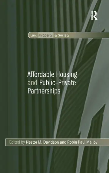 Cover of Affordable Housing and Public-Private Partnerships