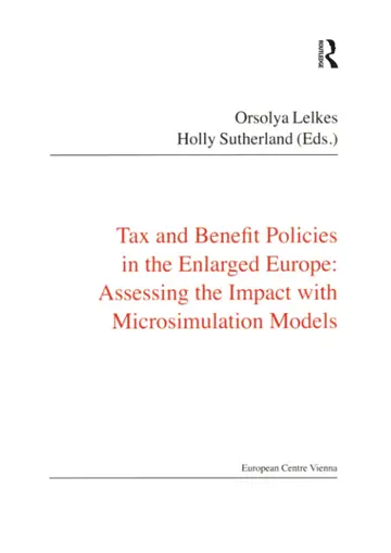 Cover of Tax and Benefit Policies in the Enlarged Europe