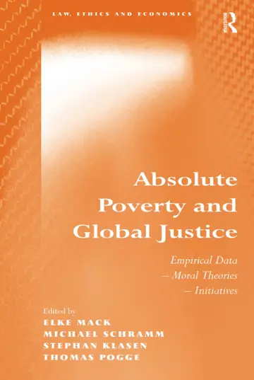 Cover of Absolute Poverty and Global Justice