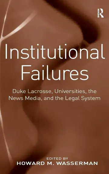 Cover of Institutional Failures