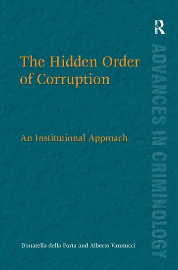 Cover of The Hidden Order of Corruption