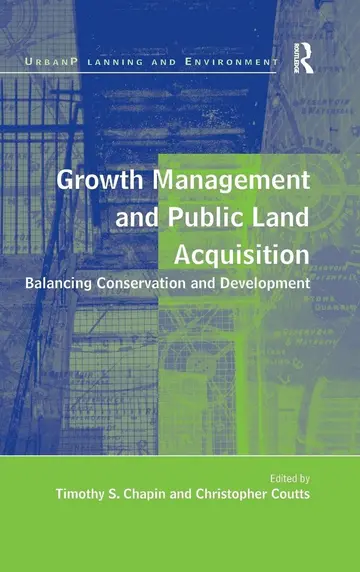 Cover of Growth Management and Public Land Acquisition