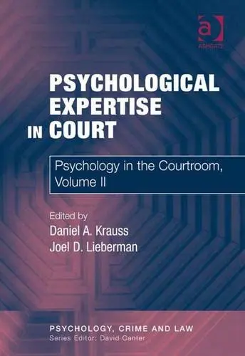 Cover of Psychological Expertise in Court