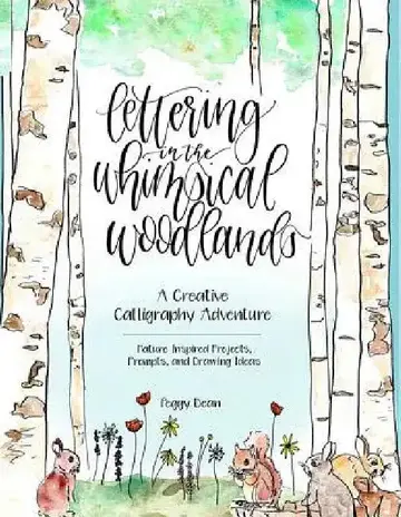 Cover of Lettering in the Whimsical Woodlands