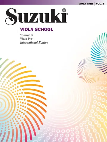 Cover of Suzuki Viola School, Vol 3