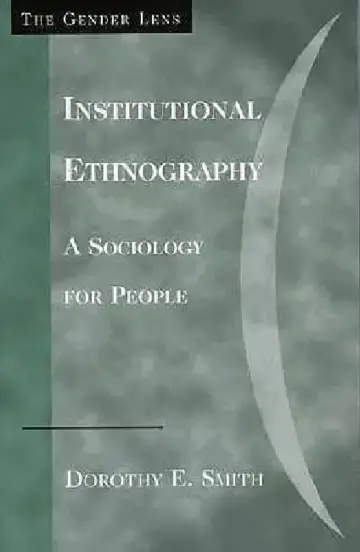 Cover of Institutional Ethnography