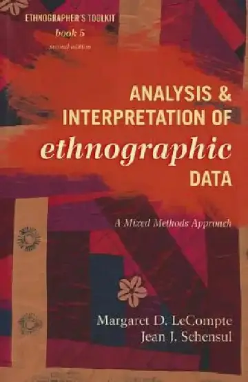 Cover of Analysis and Interpretation of Ethnographic Data