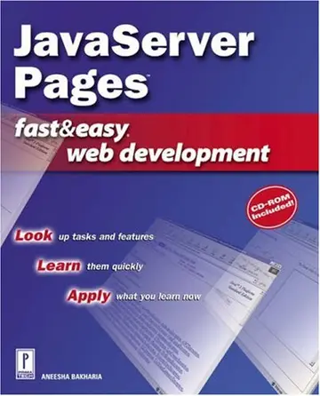 Cover of JavaServer Pages Fast and Easy Web Development