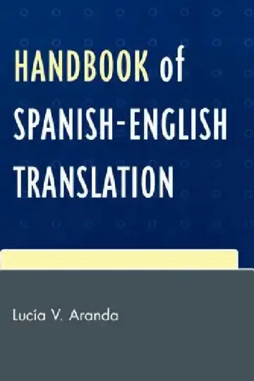 Cover of Handbook of Spanish-English Translation