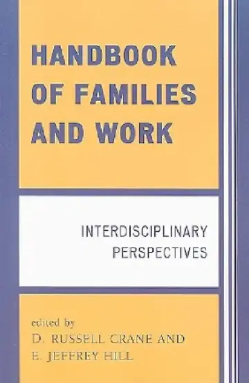 Cover of Handbook of Families and Work