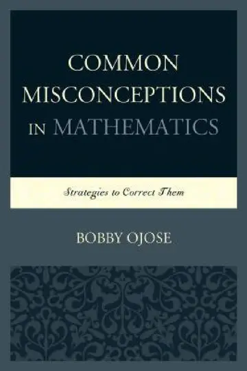 Cover of Common Misconceptions in Mathematics