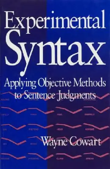 Cover of Experimental Syntax