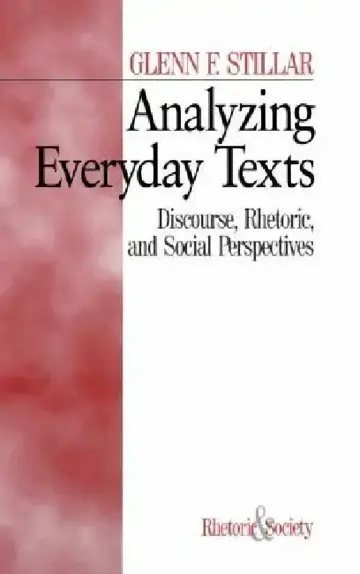 Cover of Analyzing Everyday Texts