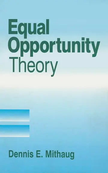 Cover of Equal Opportunity Theory