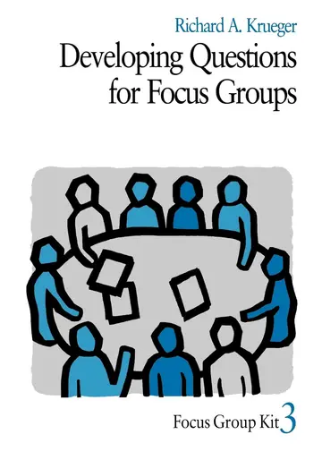 Cover of Developing Questions for Focus Groups - Vol. 3