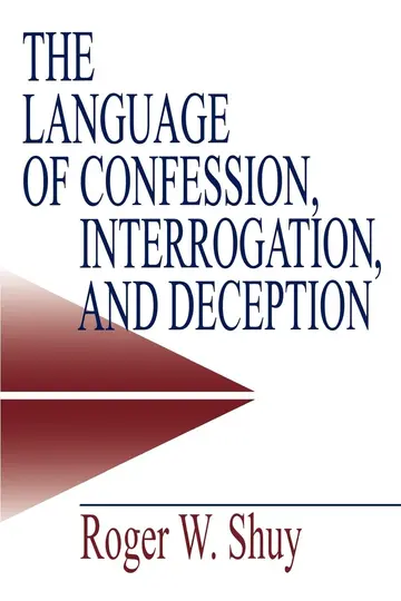Cover of The Language of Confession, Interrogation, and Deception - Vol. 2