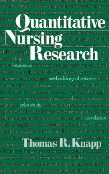Cover of Quantitative Nursing Research