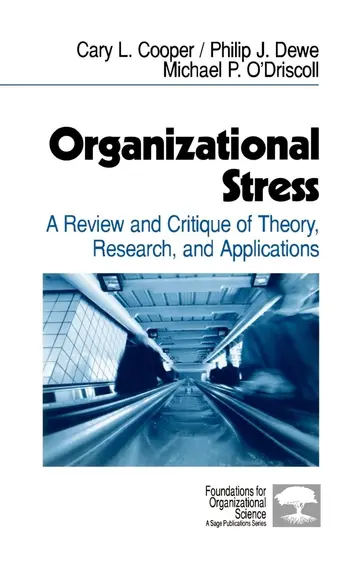 Cover of Organizational Stress