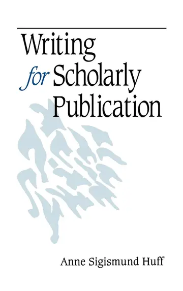 Cover of Writing for Scholarly Publication
