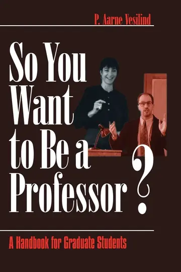 Cover of So You Want to Be a Professor?