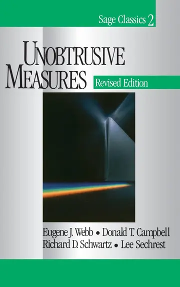 Cover of Unobtrusive Measures - Vol. 2
