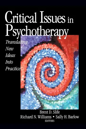 Cover of Critical Issues in Psychotherapy