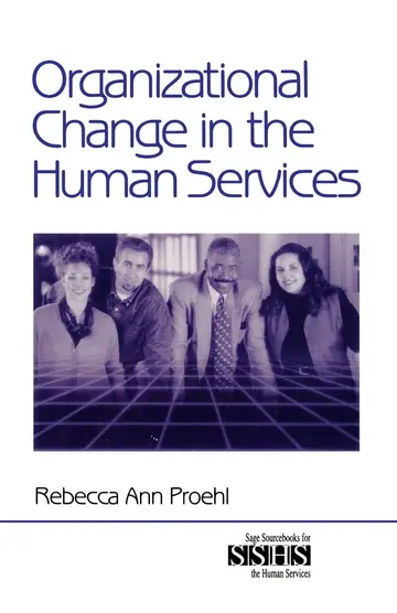 Cover of Organizational Change in the Human Services