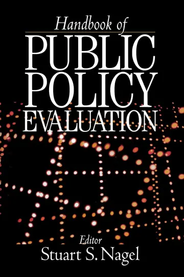 Cover of Handbook of Public Policy Evaluation