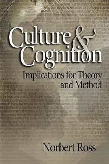 Cover of Culture and Cognition