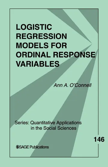 Cover of Logistic Regression Models for Ordinal Response Variables