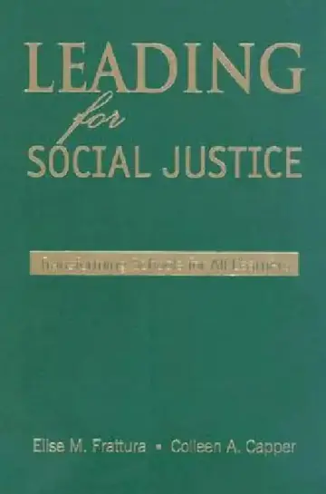 Cover of Leading for Social Justice
