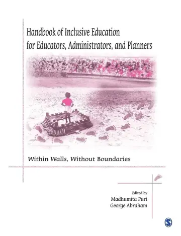 Cover of Handbook of Inclusive Education for Educators, Administrators and Planners