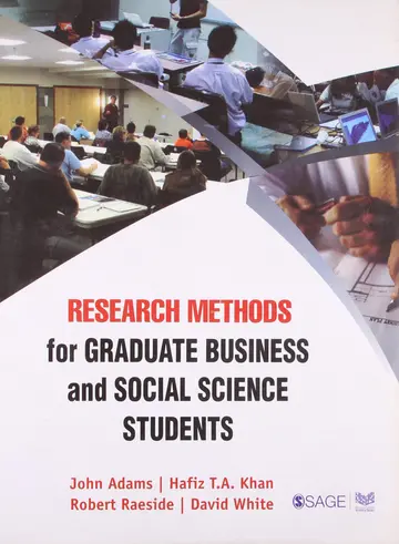 Cover of Research Methods for Graduate Business and Social Science Students