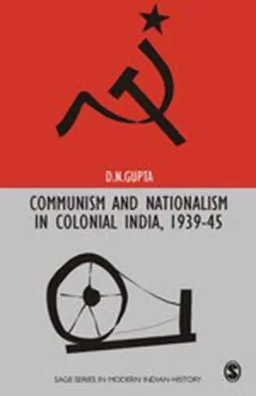 Cover of Communism and Nationalism in Colonial India, 1939