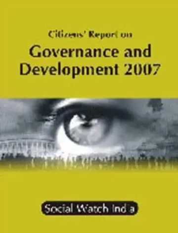 Cover of Citizens′ Report on Governance and Development 2007