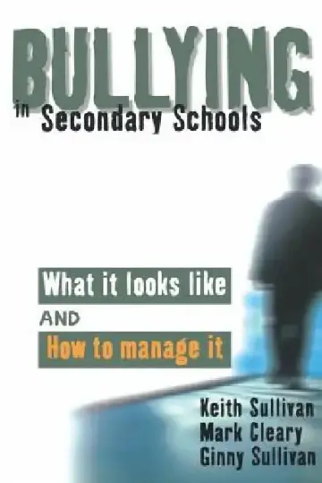 Cover of Bullying in Secondary Schools