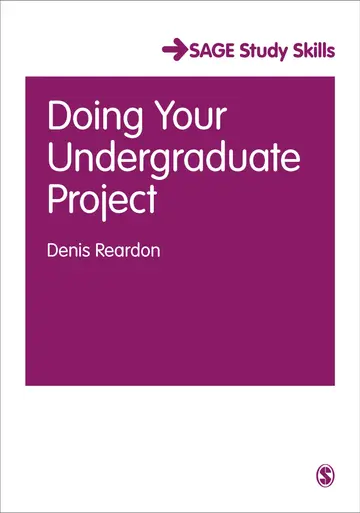 Cover of Doing Your Undergraduate Project