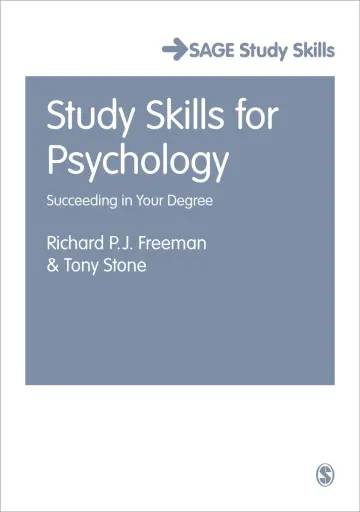 Cover of Study Skills for Psychology